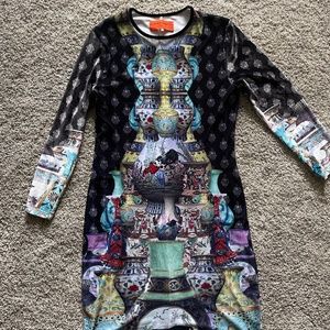 Clover Canyon velvet dress size large long sleeve